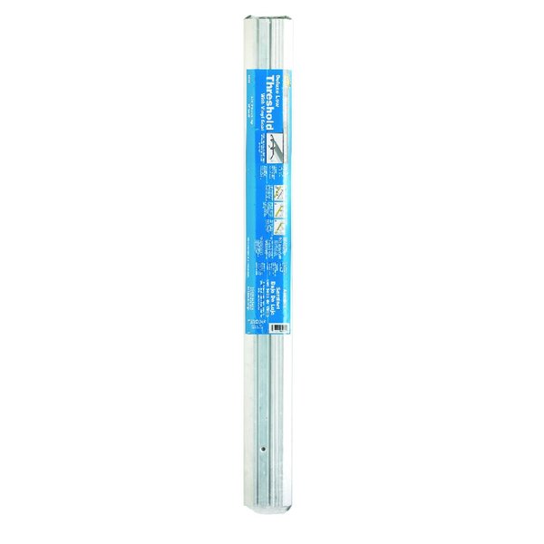Tower Sealants M-D 0.75 in. H X 3.75 in. W X 36 in. L Mill Aluminum Deluxe Low Threshold Silver 08102